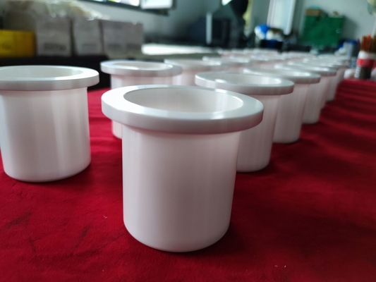 Customized Advanced Structual Ceramic Zirconia ZrO2 Ceramic Containment Shells Used For Magnetic Drive Pumps
