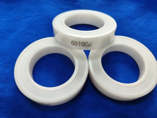 6008 6009 6010 Full Zirconia Ceramic Ball Bearing with ZrO2 rings and balls, PEEK cage and PTFE seals, P6/P5 grade precision