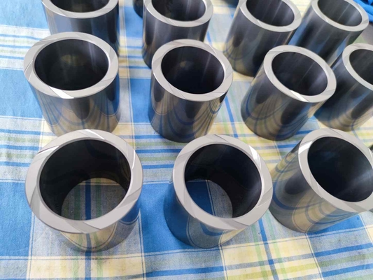 Customized Silicon Carbide Ceramic Sliding Bearing Sleeve/Bushing Used For Pumps