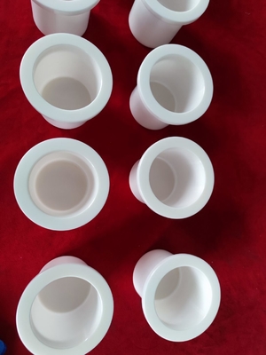 Customized Advanced Structual Ceramic Zirconia ZrO2 Ceramic Containment Shells Used For Magnetic Drive Pumps