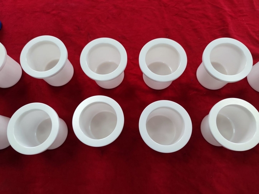 Customized Advanced Structual Ceramic Zirconia ZrO2 Ceramic Containment Shells Used For Magnetic Drive Pumps