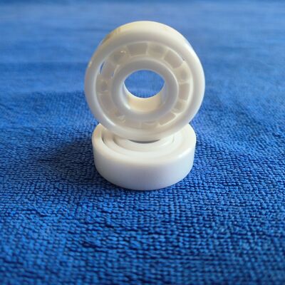 6201 ফুল জিরকোনিয়া সিরামিক বিয়ারিং, PTFE খাঁচা সহ, ১২মিমি ভিতরের ব্যাস, ৩২মিমি বাইরের ব্যাস, ১০মিমি প্রস্থ